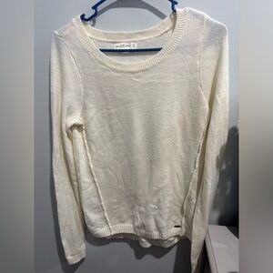Abercrombie & Fitch Soft White Crew Neck Sweater